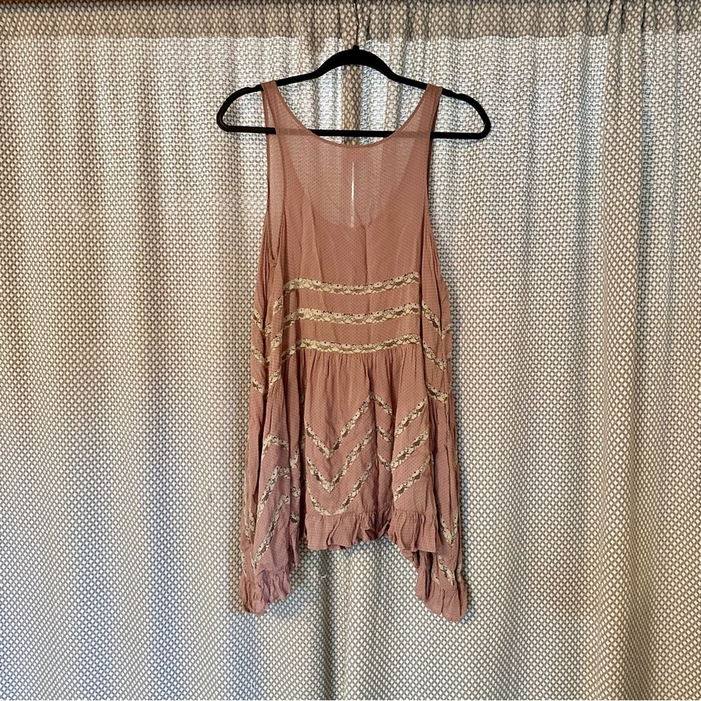 Intimately Free People Voile & Lace Trapeze Slip Dress - Picture 7 of 7